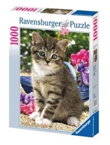 Picture of Puzzle Kotek w ogrodzie 1000