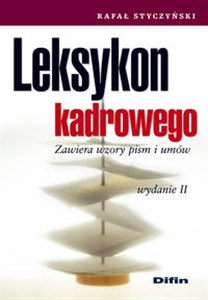 Picture of Leksykon kadrowego Zawiera wzory pism i umów.