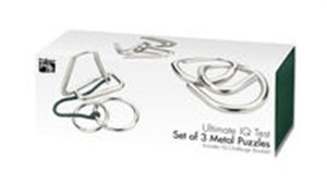 Picture of Zestaw łamigłówek metalowych 3 szt IQ Test