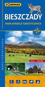 Obrazek Bieszczady mapa atrakcji turystycznych 1:100 000