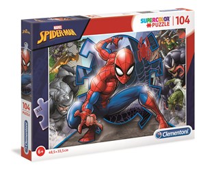 Obrazek Puzzle Supercolor Spider-Man 104