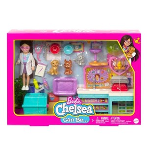 Picture of Barbie Chelsea Zestaw weterynarz + lalka