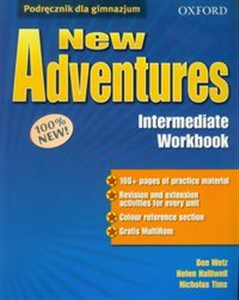 Obrazek New Adventures Intermediate Workbook Gimnazjum