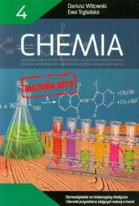 Picture of Chemia Matura 2015 Arkusze wraz z odpowiedziami i kluczami punktowania Tom 4 dla kandydatów na Uniwersytety Medyczne i kierunki przyrodnicze zdających maturę z chemii