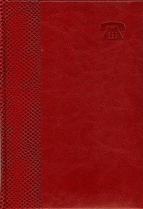 Picture of Skorowidz książkowy (SK1) 04 snake/czerw TELEGRAPH
