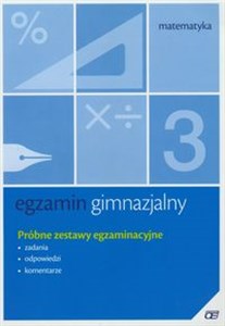 Picture of Egzamin gimnazjalny Matematyka Próbne zestawy egzaminacyjne