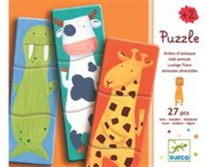 Obrazek Puzzle drewniane Zwierzaki