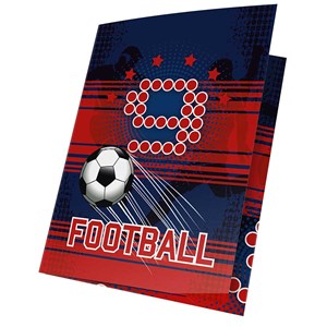 Obrazek Teczka A4 z gumką paso football pp19ft-109