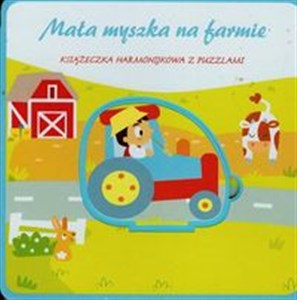 Picture of Mała myszka na farmie Książeczka harmonijka z puzzlami