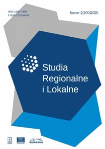 Picture of Studia Regionalne i Lokalne 2/2025
