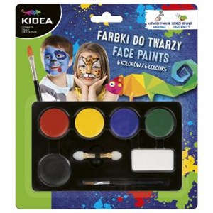 Picture of Farbki do malowania twarzy Kidea 6 kolorów
