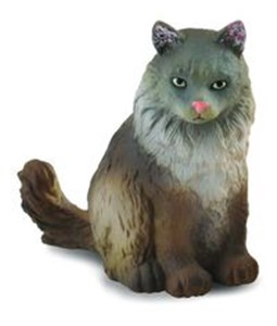 Obrazek Kot norweski leśny siedzący