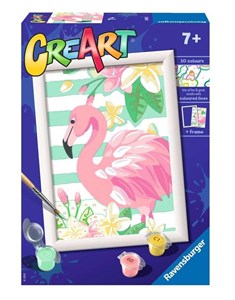 Obrazek CreArt dla dzieci: Różowy flaming
