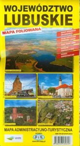 Obrazek Województwo lubuskie mapa administracyjno-turystyczna
