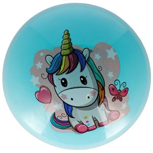 Obrazek Piłka PVC 230mm Jednorożec
