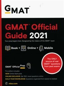 Obrazek GMAT Official Guide 2021, Book + Online Question Bank
