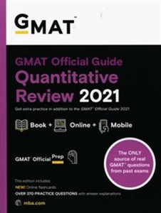 Obrazek GMAT Official Guide Quantitative Review 2021, Book + Online Question Bank