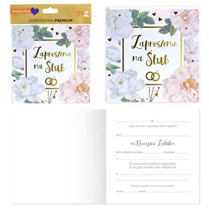 Obrazek Zawiadomienie Ślub 5szt