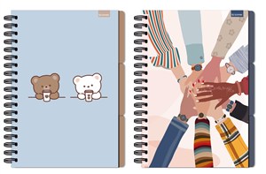 Obrazek Kołozeszyt B5 96k. kratka Drip Off 1szt.mix