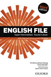 Obrazek English File Upper-intermediate Teacher's Book +CD Szkoły ponadgimnazjalne
