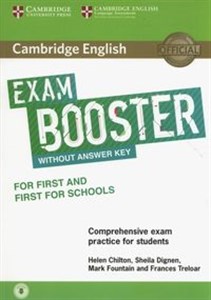 Obrazek Cambridge English Exam Booster for First and First for Schools with Audio  Comprehensive Exam Practice for Students