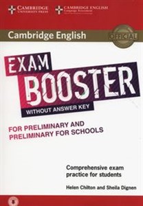 Picture of Cambridge English Exam Booster for Preliminary and Preliminary for Schools with Audio Comprehensive Exam Practice for Students
