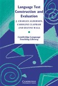 Książka : Language T... - J. Charles Alderson, Caroline Clapham, Dianne Wall
