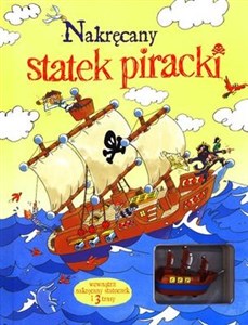 Picture of Nakręcany statek piracki wewnątrz nakręcany stateczek i 3 trasy