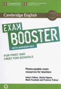 Picture of Cambridge English Exam Booster for First and First for Schools with Answer Key with Audio Photocopiable Exam Resources for Teachers