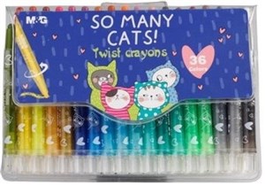 Obrazek Kredki twistery So Many Cats 36 kolorów M&G