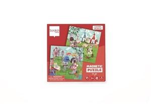Picture of Puzzle magnetyczne 20x2 + książka Rycerze