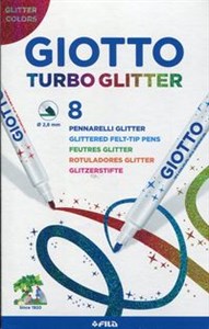Picture of Giotto Flamastry Turbo Glitter 8 sztuk