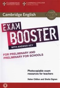 Obrazek Cambridge English Exam Booster for Preliminary and Preliminary for Schools with Answer Key with Audio