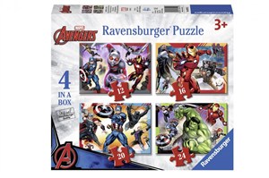 Picture of Puzzle 4w1 Avengers 12/16/20/24