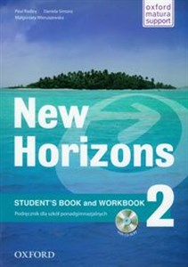 Obrazek New Horizons 2 Student's Book and Workbook + CD Szkoły ponadgimnazjalne