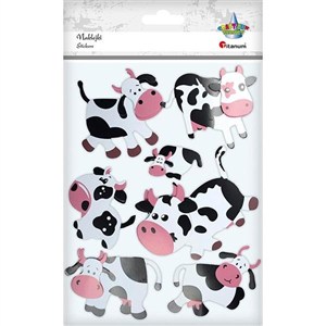 Picture of Naklejki papierowe 3D krówki 7szt