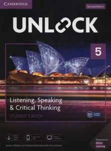 Obrazek Unlock 5 Listening, Speaking & Critical Thinking Student's Book Mob App and Online Workbook w/ Downloadable Audio and Video