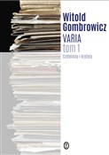 Varia Tom ... - Witold Gombrowicz -  Polish Bookstore 