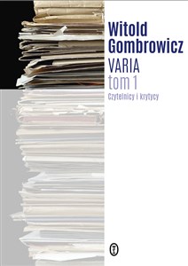 Picture of Varia Tom 1 Czytelnicy i krytycy