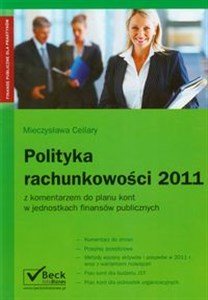 Picture of Polityka rachunkowości 2011 z komentarzem do planu kont w jednostkach finasnów publicznych