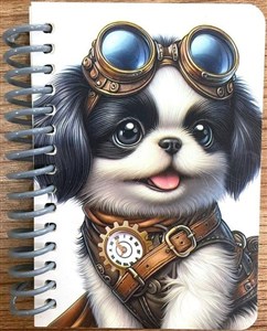 Obrazek Kołonotatnik ozdobny A7/64K gładki Pies