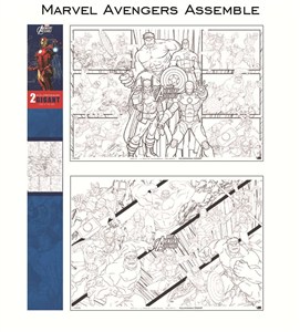 Picture of AVENGERS KOLOROWANKI GIGANT
