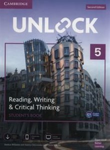 Picture of Unlock 5 Reading, Writing, & Critical Thinking Student's Book Mob App and Online Workbook w/ Downloadable Video