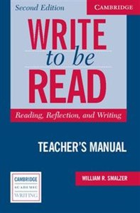 Picture of Write to be Read Teacher's Manual
