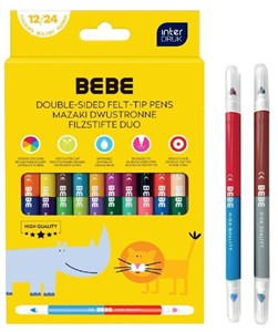 Picture of Mazaki dwustronne Bebe Kids, 12szt x 24kol.