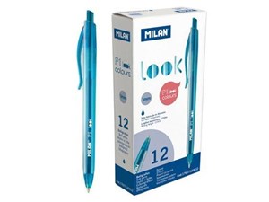 Picture of Długopis P1 Look niebieski (12szt) MILAN