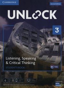 Picture of Unlock 3 Listening, Speaking & Critical Thinking Student's Book Mob App and Online Workbook w/ Downloadable Audio and Video