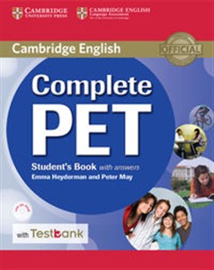 Picture of Complete PET Student's Book with Answers with CD-ROM and Testbank