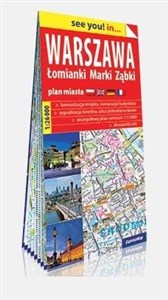 Obrazek Warszawa, Łomianki, Ząbki papierowy plan miasta 1:26 000