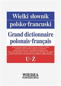 Picture of Wielki słownik polsko-francuski T. 5 U-Ż